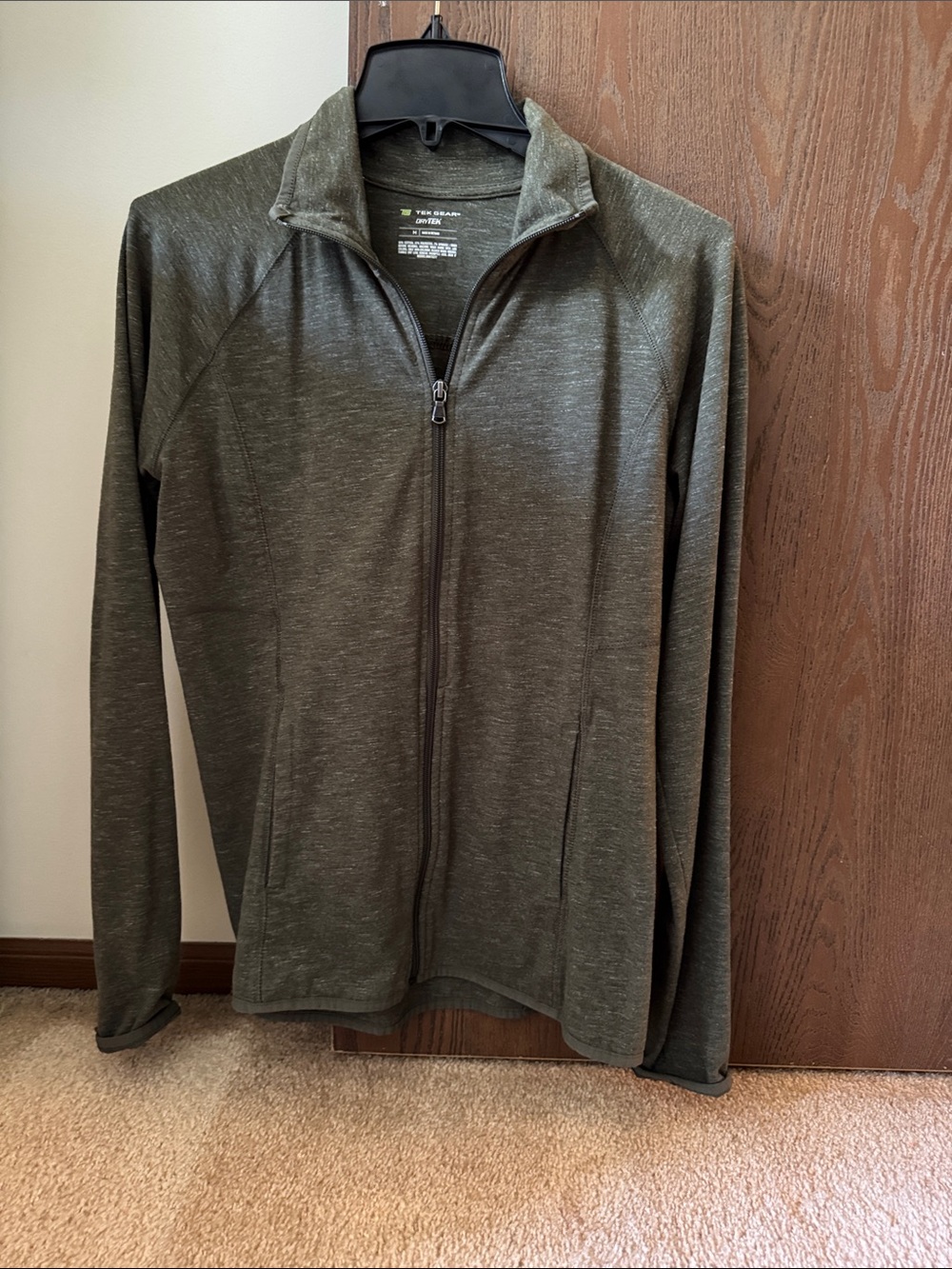 Women's Olive Full-Zip Active Jacket